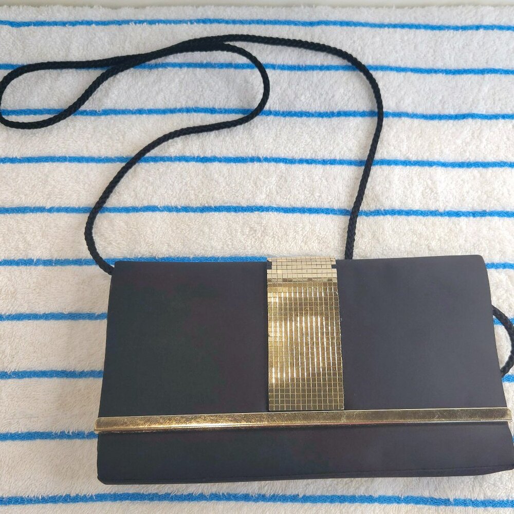 Black & Gold Purse Slightly Used